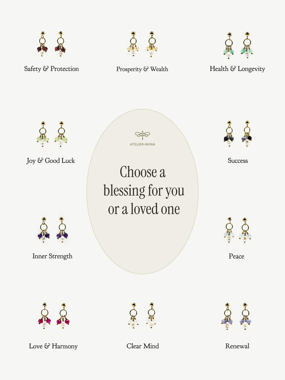 Blessing of Love and Harmony Ruby Drop Earrings