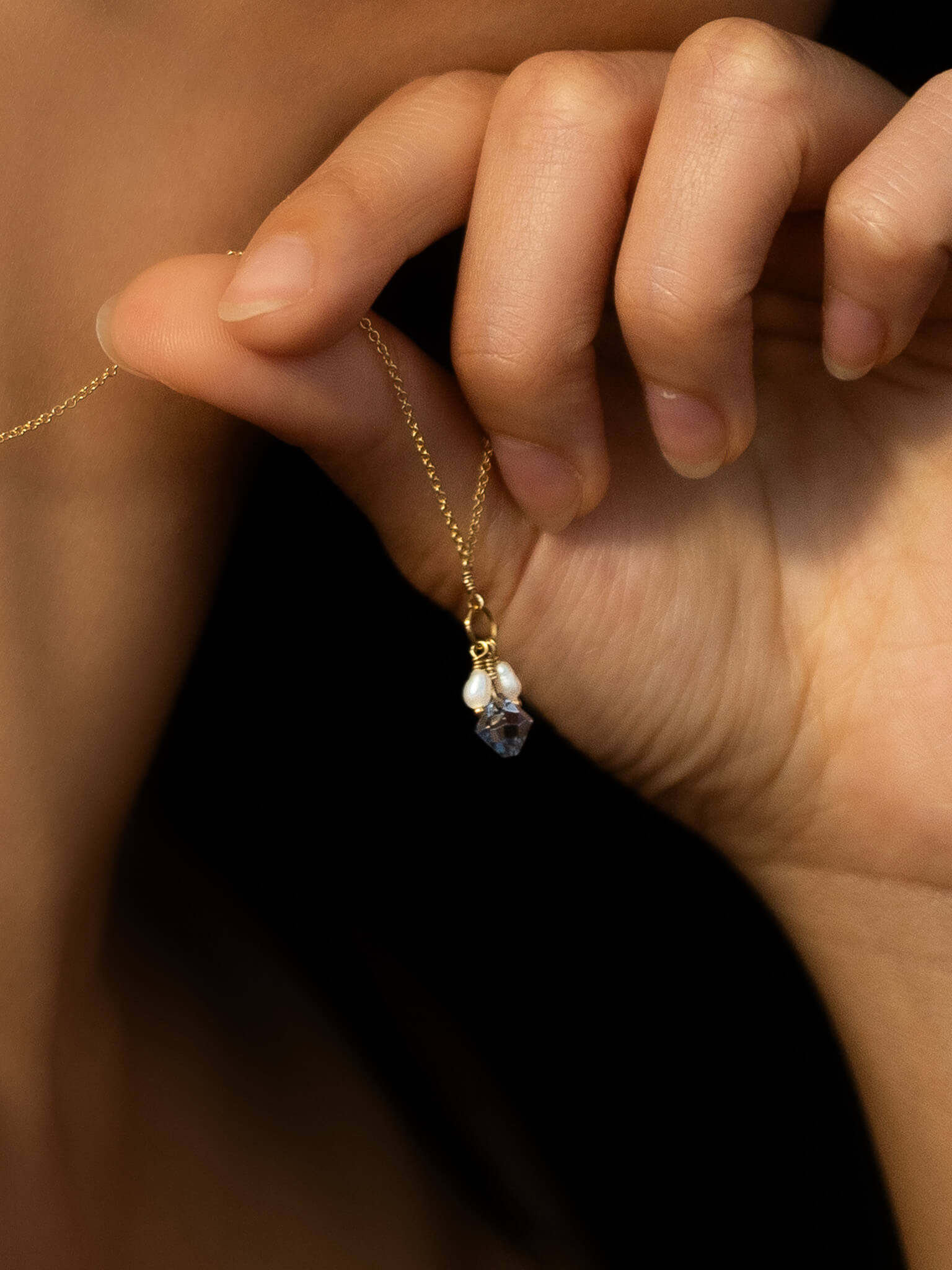 Bluebell Mini Crystal & Pendant Necklace