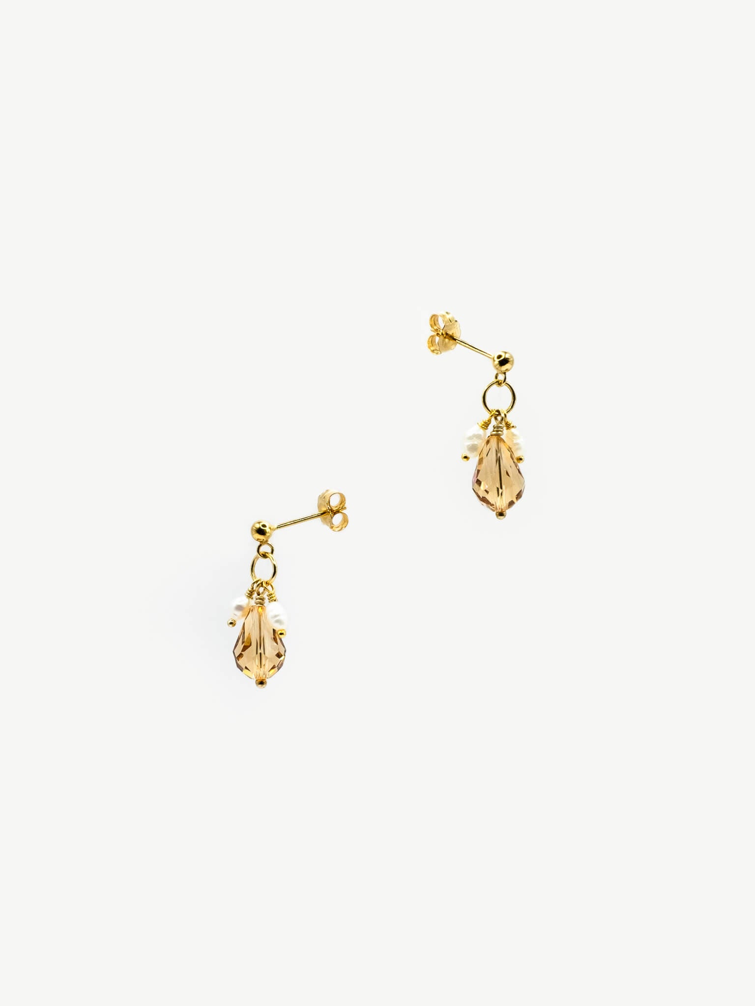 Golden Honey Drop Earrings