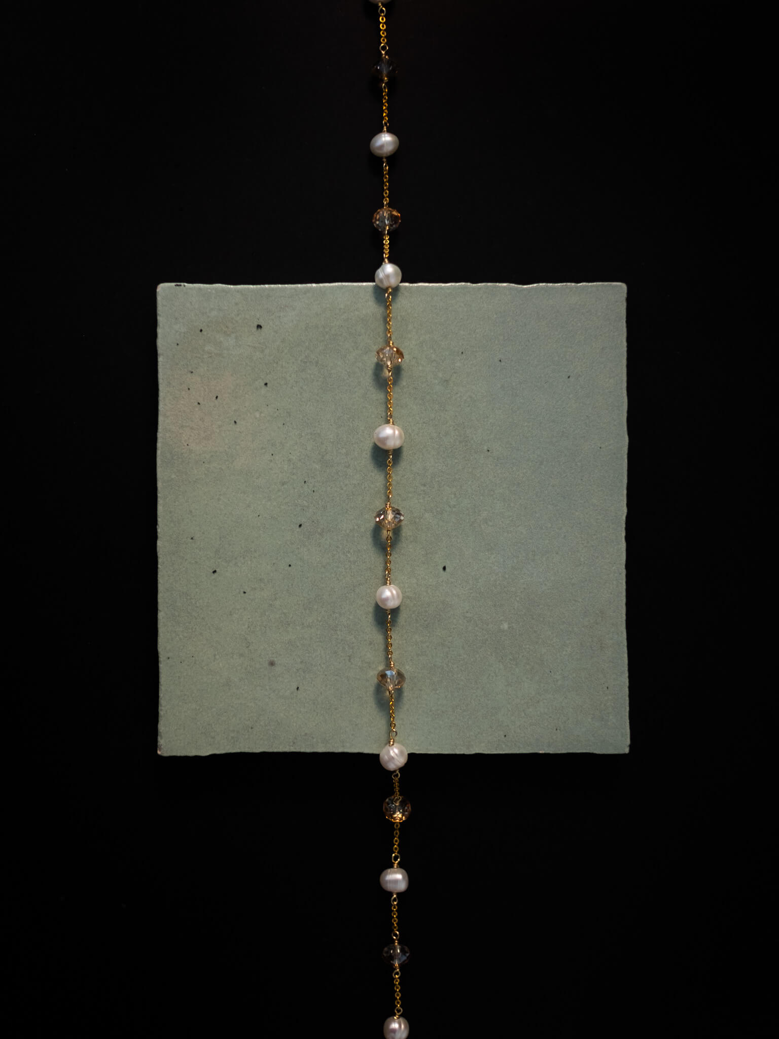 Orbit Pearl & Crystal Choker Necklace