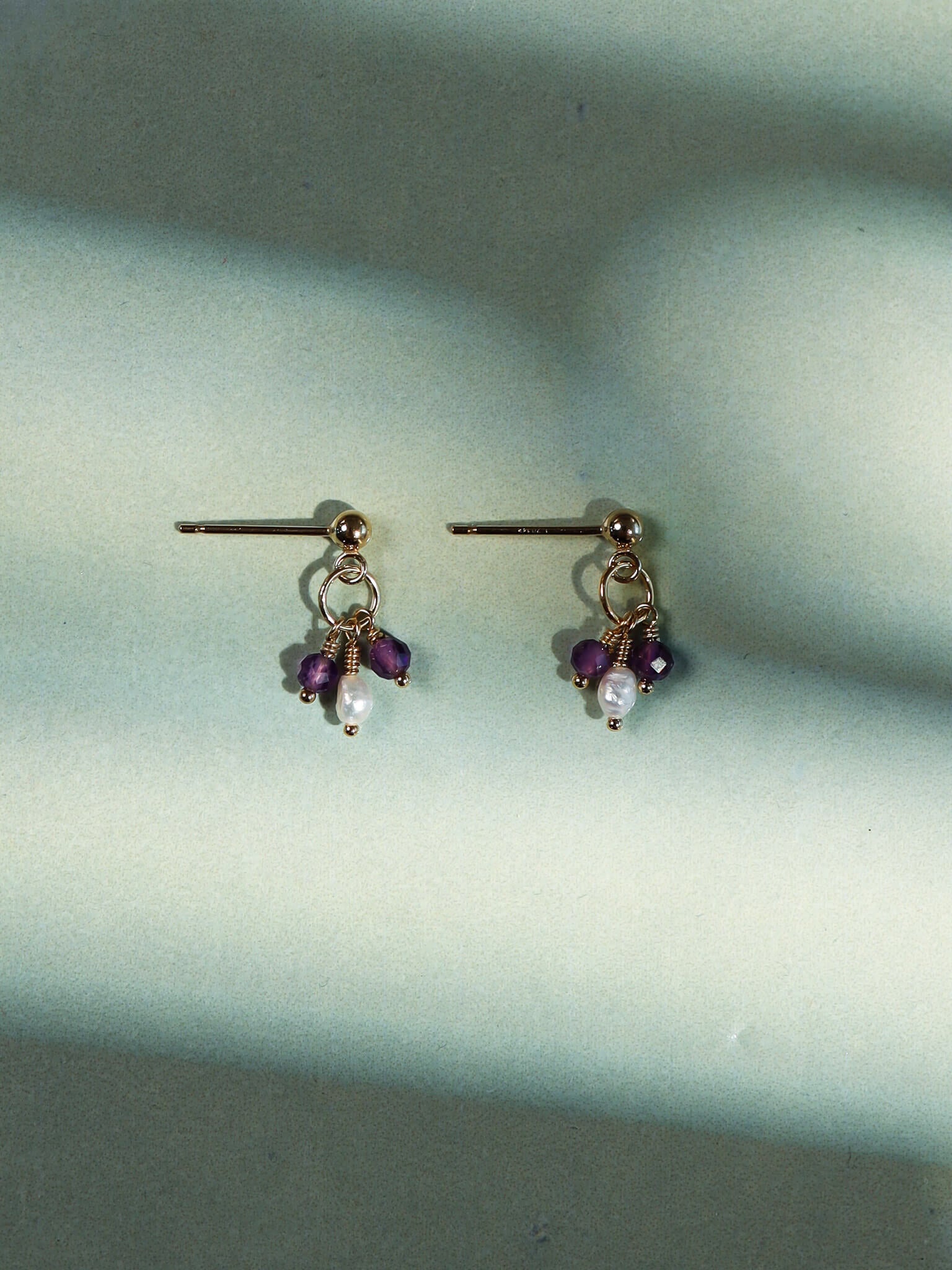 Blessing of Inner Strength Amethyst Earrings