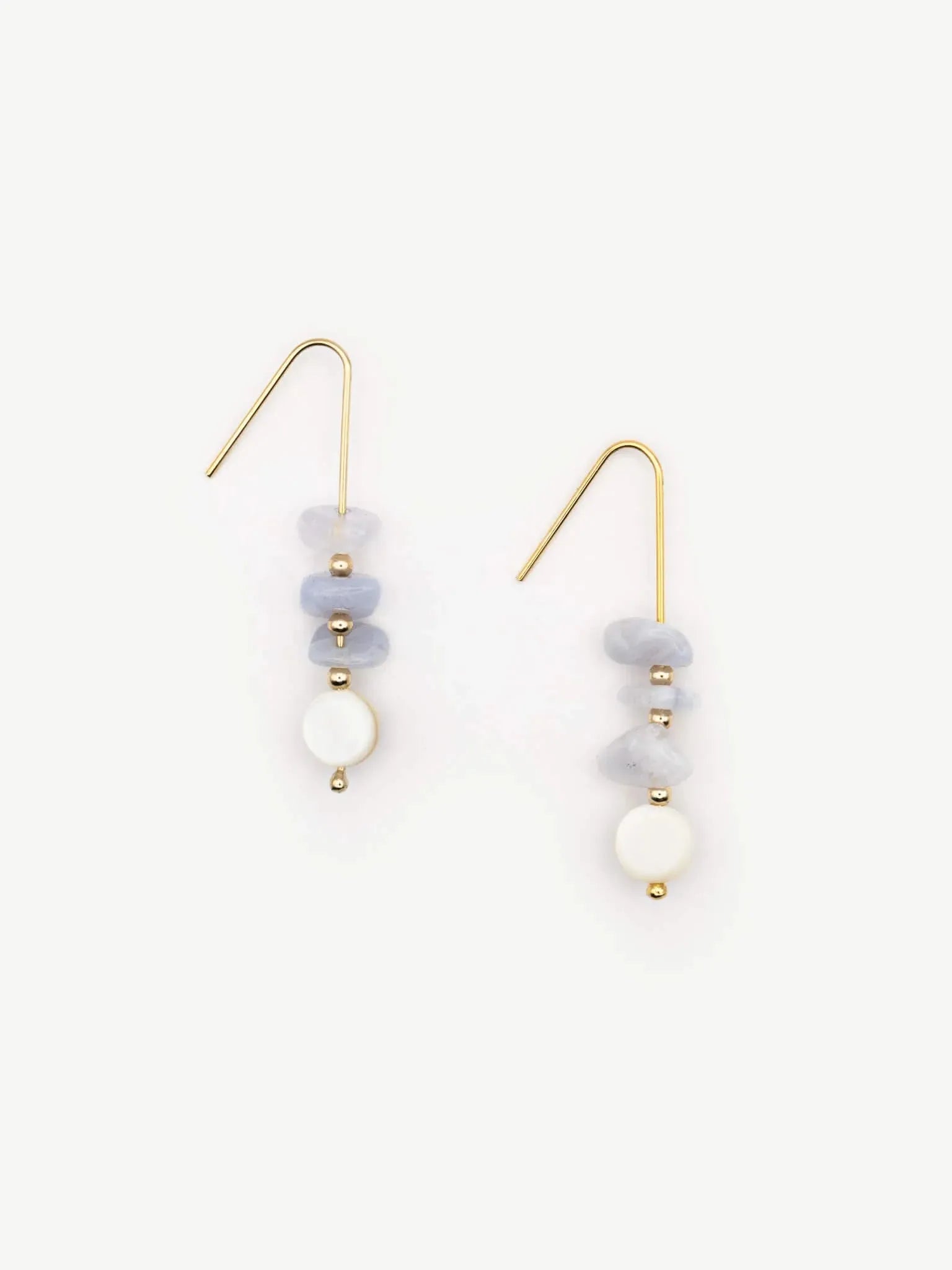 Aqua Mist Drop Earrings - Atelier Akina