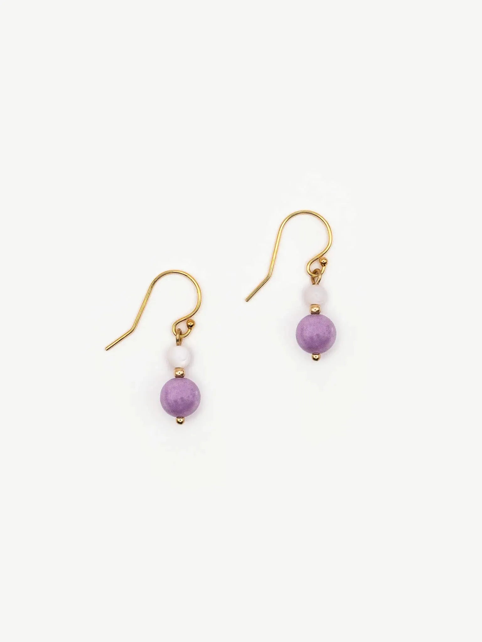 Florissant Kunzite Drop Earrings - Atelier Akina