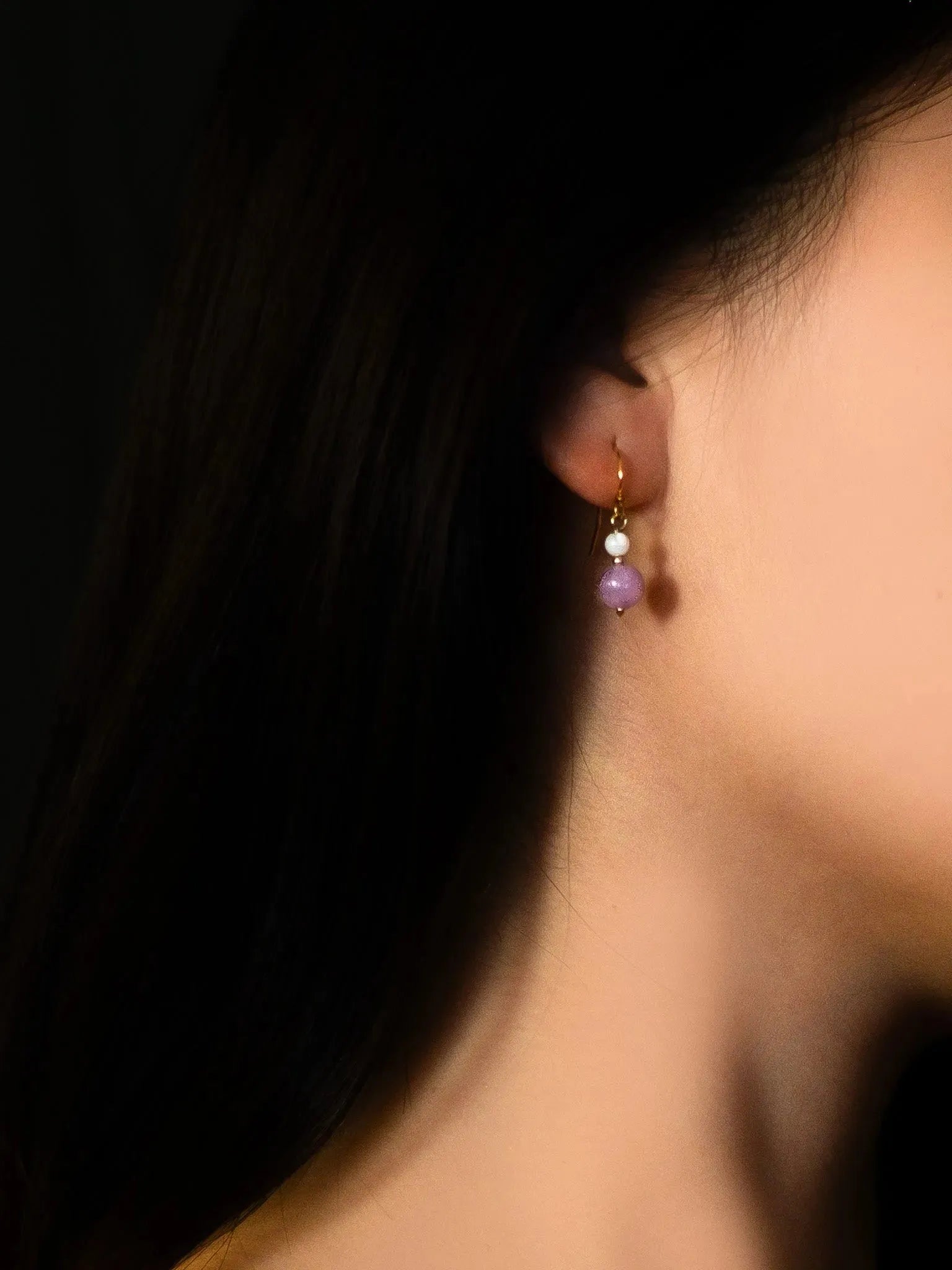 Florissant Kunzite Drop Earrings - Atelier Akina