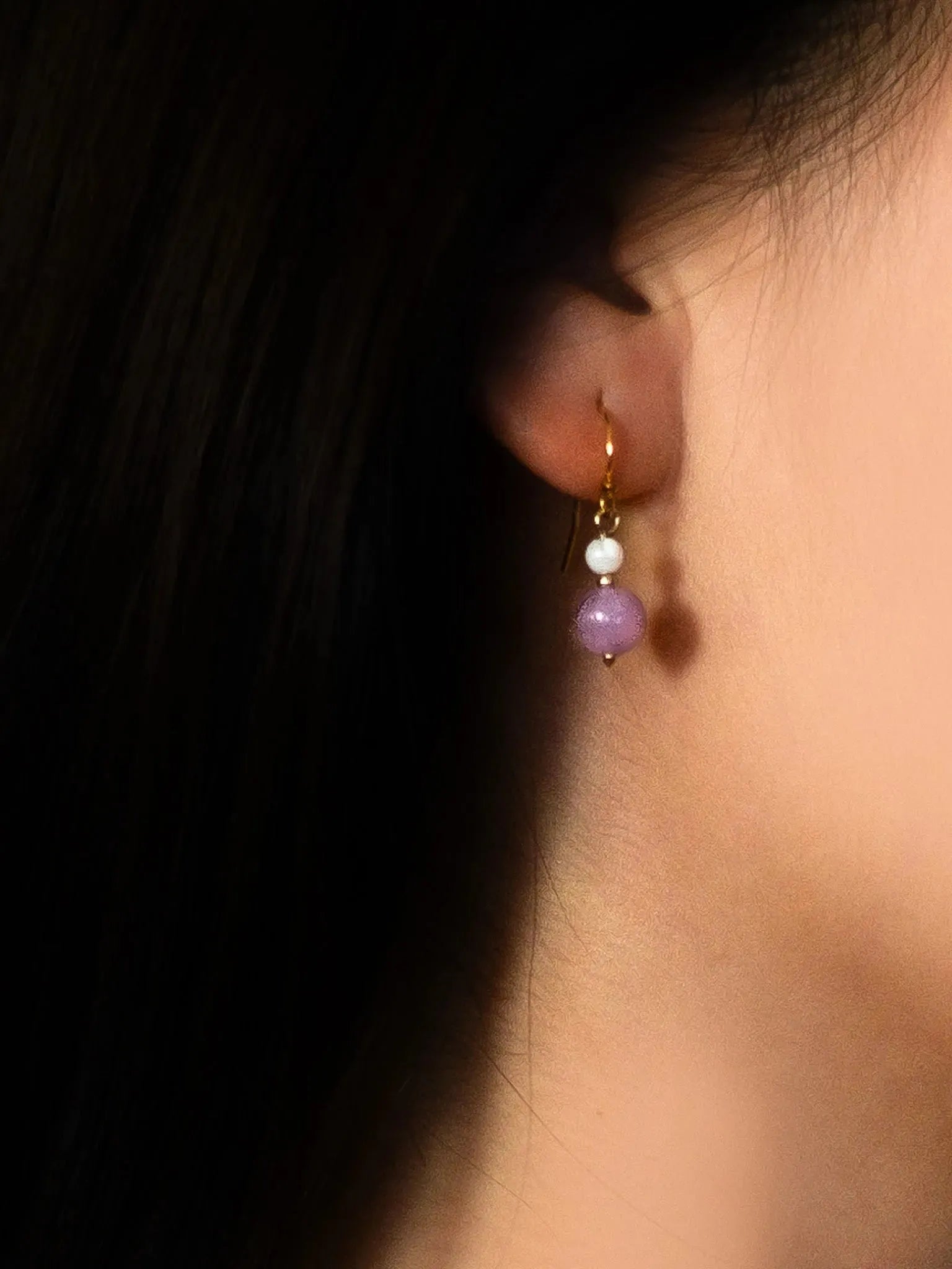 Florissant Kunzite Drop Earrings - Atelier Akina