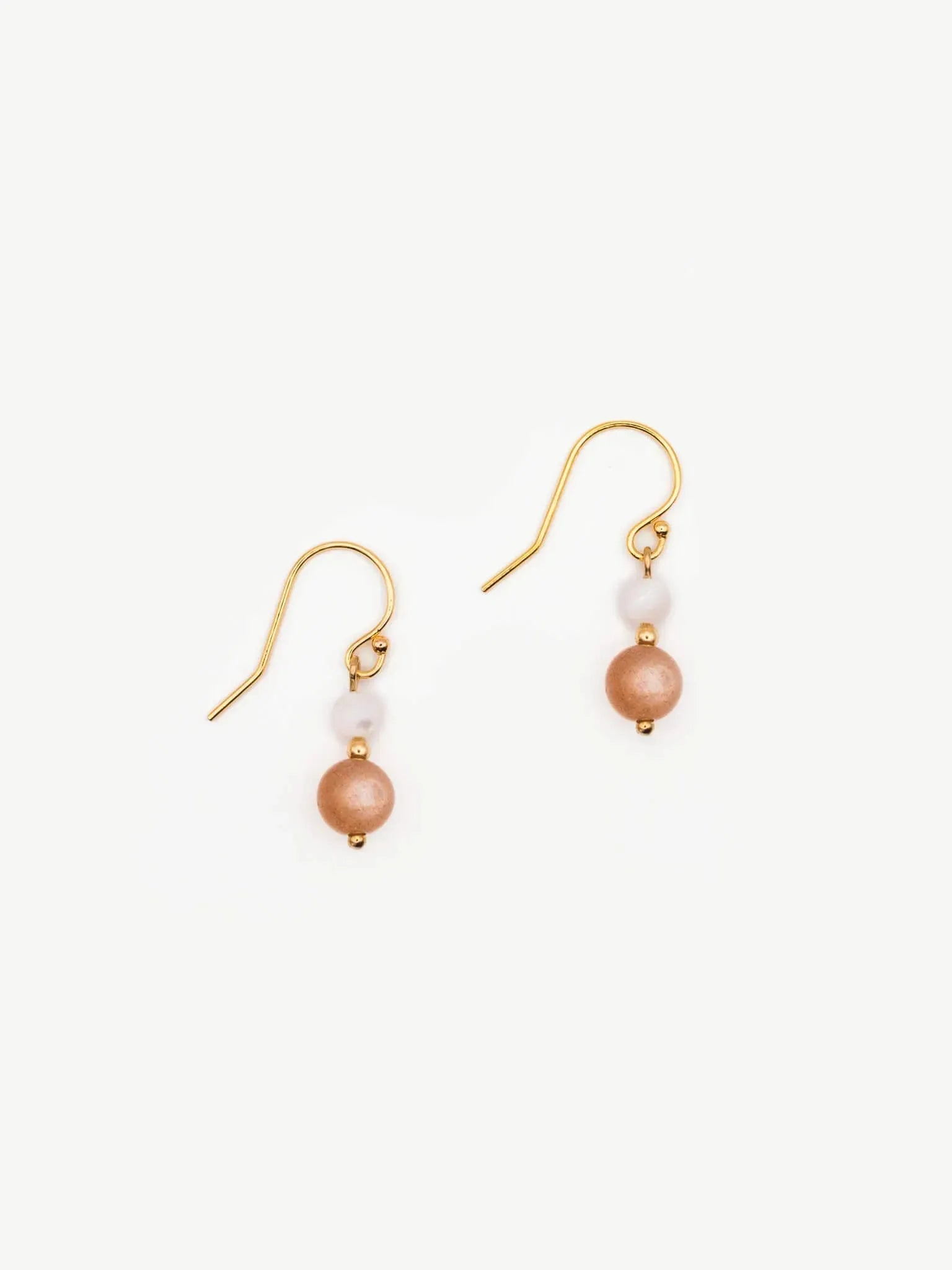 Florissant Red Moonstone Drop Earrings - Atelier Akina