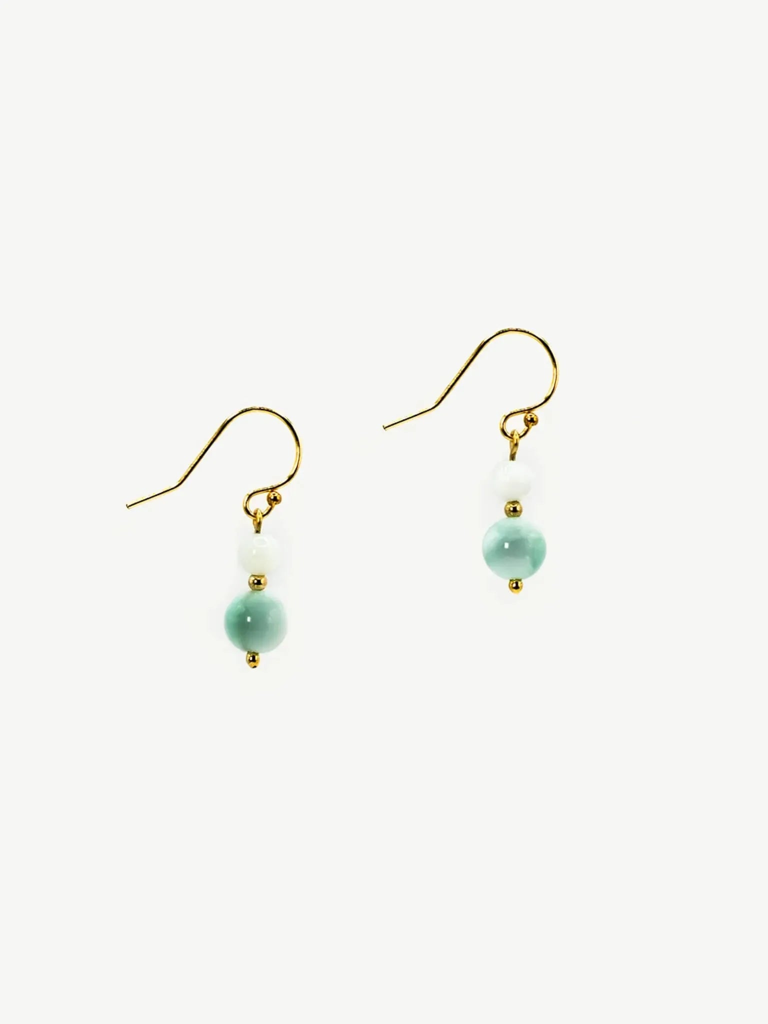 Florissant Green Drop Earrings - Atelier Akina