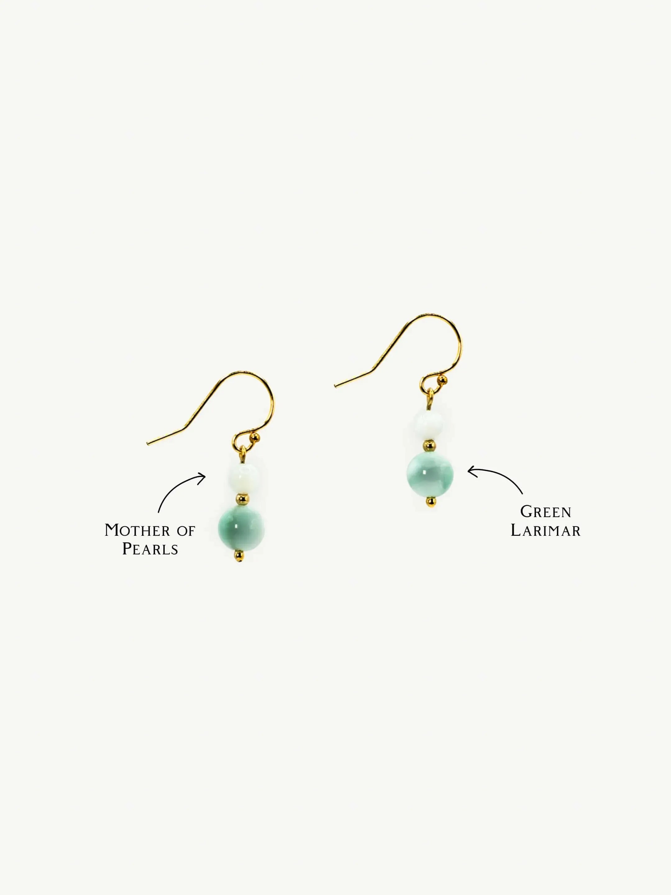 Florissant Green Drop Earrings - Atelier Akina