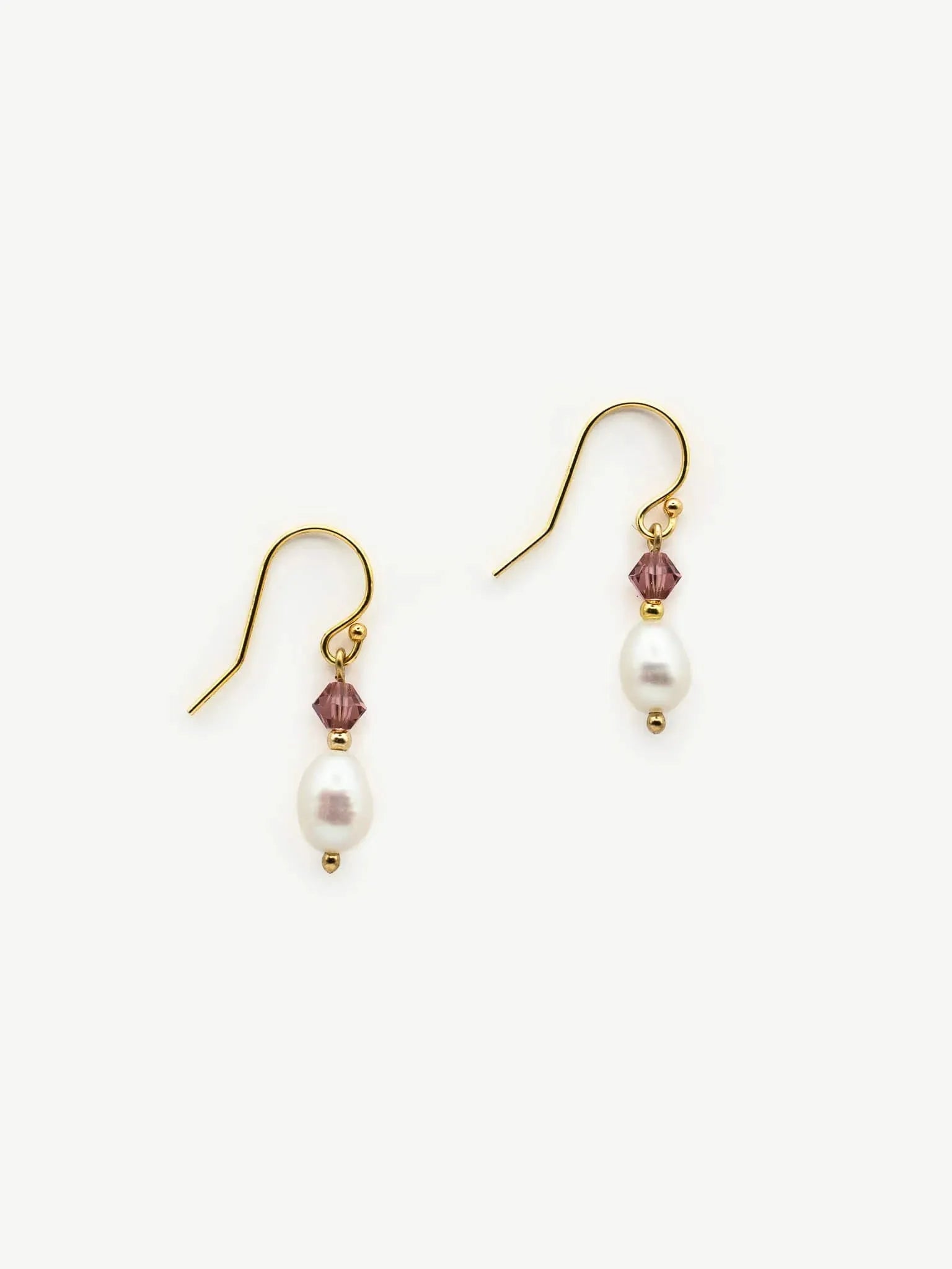 Lotus Pearl Drop Earrings - Atelier Akina