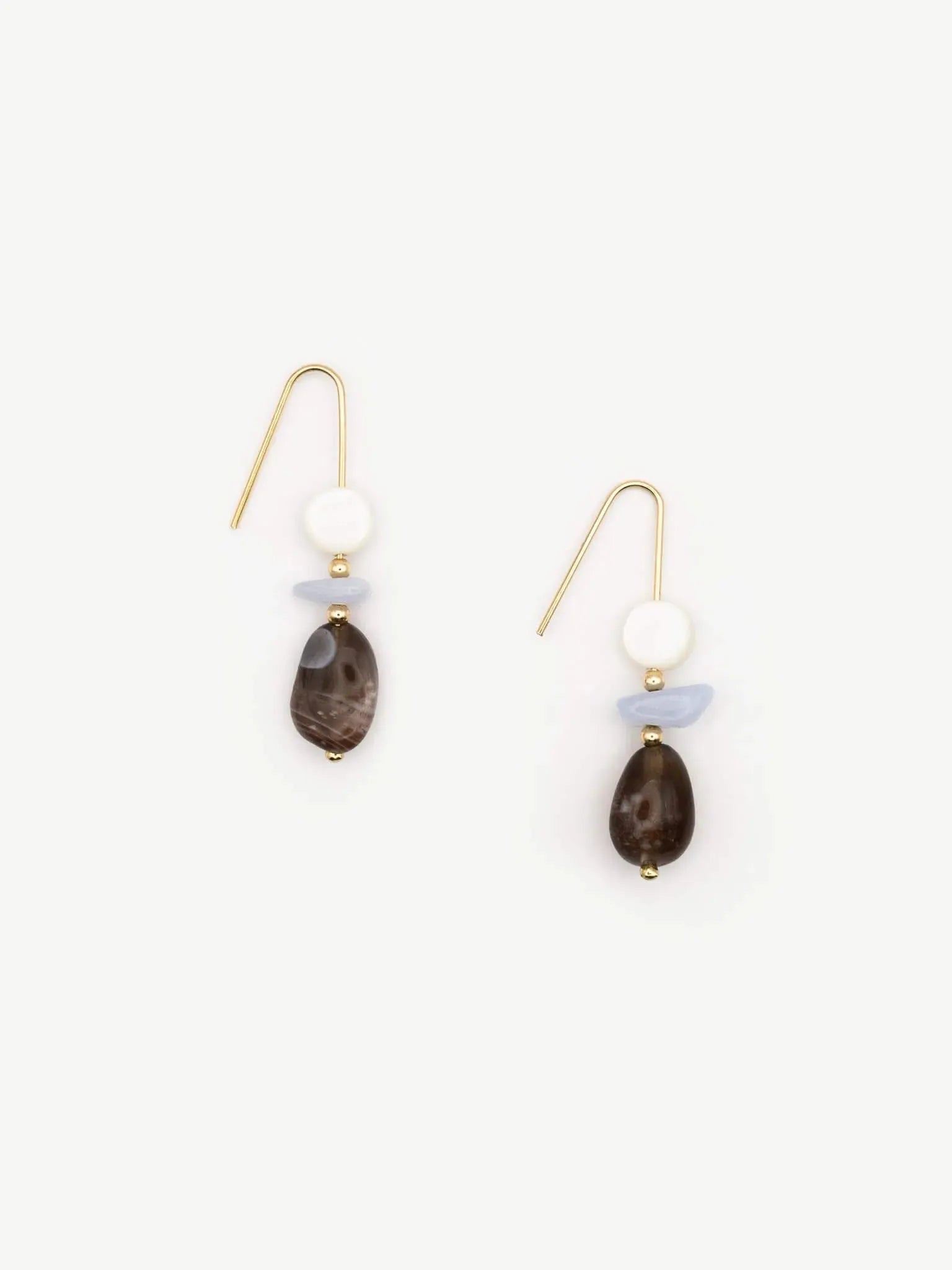 Persian Stone Drop Earrings - Atelier Akina