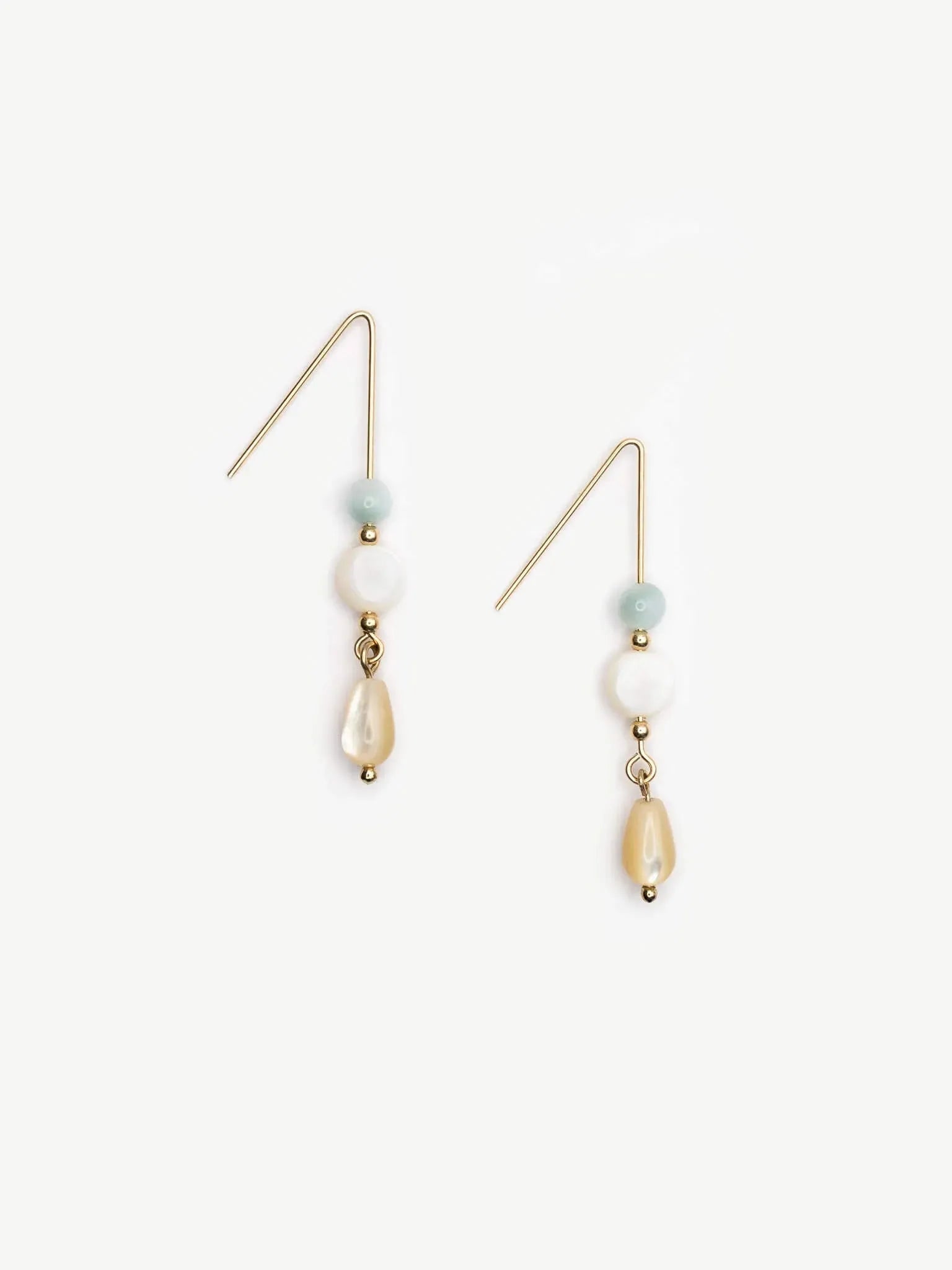 Coastal Pearl Dangle Earrings - Atelier Akina