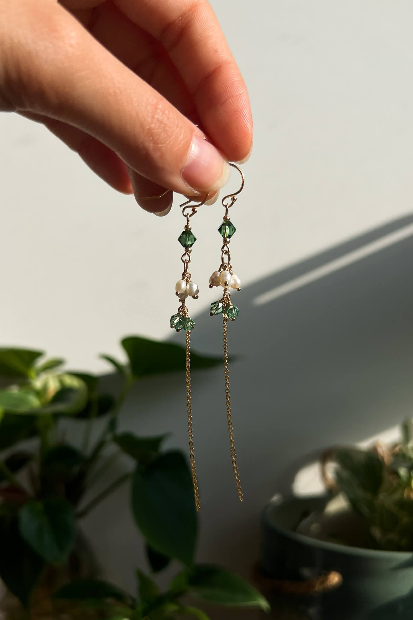 Sylvan Pearl Dangle Earrings